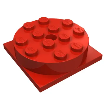 Turntable 4 x 4 Square Base with Top, Complete Assembly