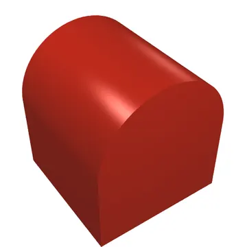 Duplo Brick 2 x 2 x 2 Curved Top