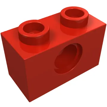 Technic Brick 1 x 2 [1 Pin Hole]
