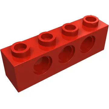 Technic Brick 1 x 4 [3 Pin Holes]