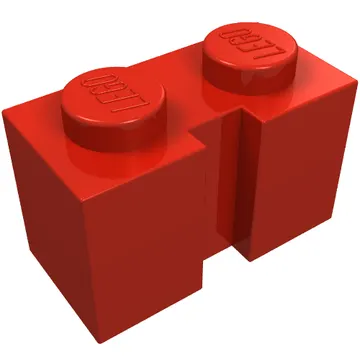 Brick Special 1 x 2 with Groove