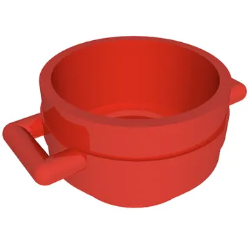 Equipment Pot / Cauldron 3 x 3 x 1 & 3/4 with Handles