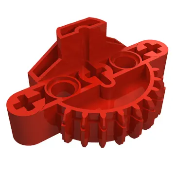 Large Figure Skeletal, Torso, Gear 9 Tooth with 3 Axle Holes and 2 Holes (Matoran)