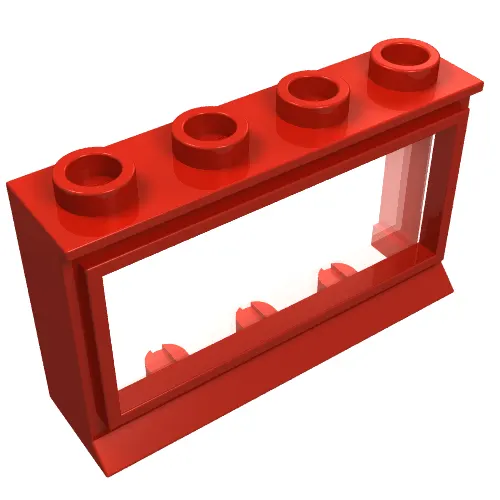 Window 1 x 4 x 2 Classic with Long Sill [Complete]