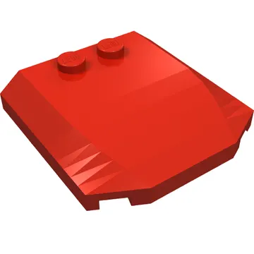 Brick Wedged, Curved Triple 4 x 4 x 2/3 with 2 Studs