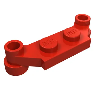 Plate Special 1 x 4 Offset with Bar Holes