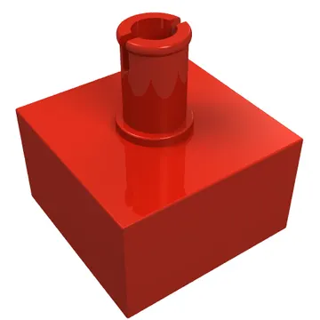 Brick Special 2 x 2 No Studs, Top Pin