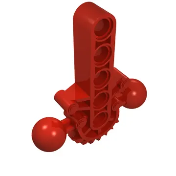 Large Figure Skeletal, Torso with Beam, 2 Ball Joints, and 7 Tooth Half Gear