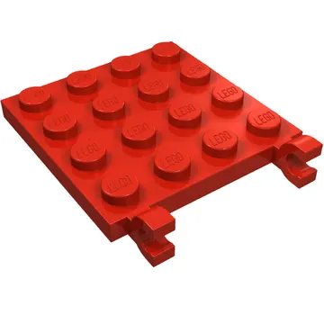 Plate Special 4 x 4 with Clips Horizontal