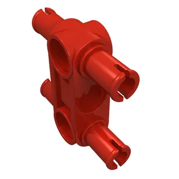 Technic Pin Connector Hub Perpendicular 3L with 4 Pins