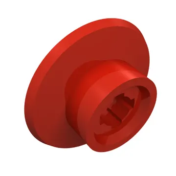 Train Wheel Small, hole notched for wheels holder pin