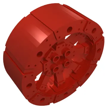 Wheel Wagon Viking with 12 Holes [7 Studs Diameter]