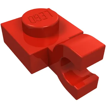 Plate Special 1 x 1 with Clip Horizontal [Thick U Clip]