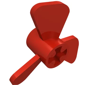 Propeller 3 Blade 3 Diameter with Axle Cross
