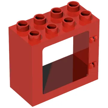 Duplo Door / Window Frame Flat Front Surface, Completely Open Back