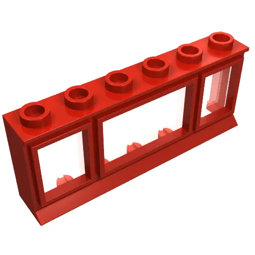 Window 1 x 6 x 2 [Old Style Extended Lip & Glass]