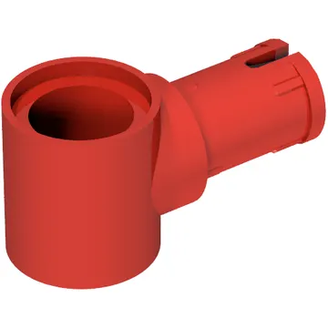 Technic Pin Connector Hub with 1 Pin with Friction Ridges Lengthwise [Centered Friction Ridge]
