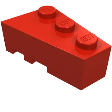 Brick Wedged, Angled 3 x 2 Right