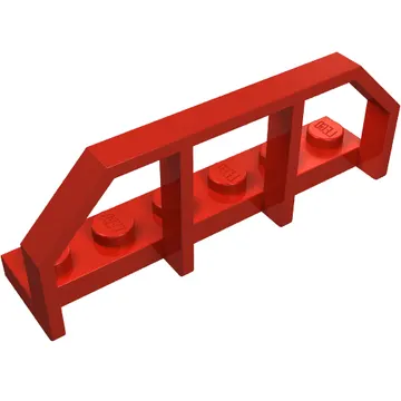 Plate Special 1 x 6 with Train Wagon End Fence