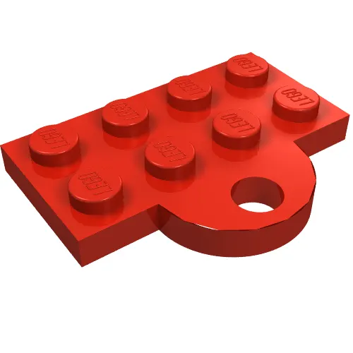 Plate Special 2 x 4 with Train Coupler Closed for Hook