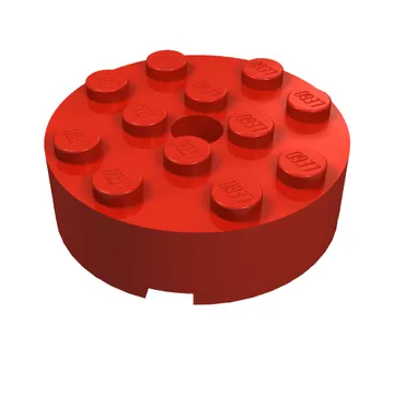 Brick Round 4 x 4 Centre Hole