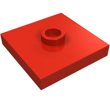 Plate Special 2 x 2 with Groove and Center Stud (Jumper)