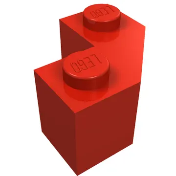 Brick Wedged 2 x 2 Facet