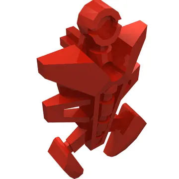 Large Figure Torso Cover, Armor, Small Triangular with Pincer End