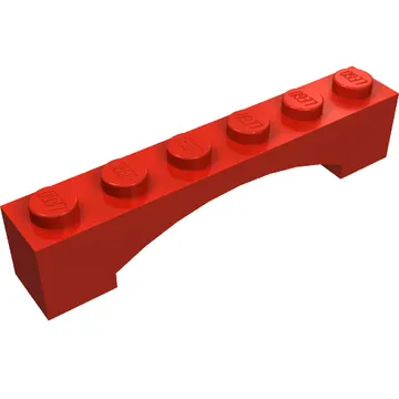 Brick Arch 1 x 6 Raised Arch