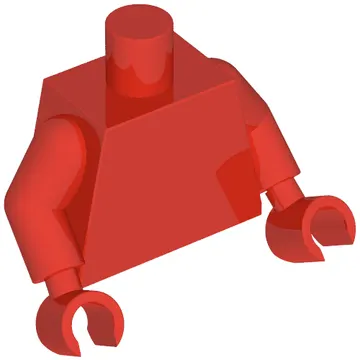 Torso, Red Arms and Hands [Plain]