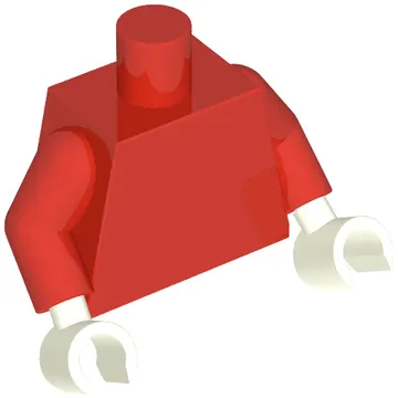 Torso, Red Arms, White Hands [Plain]