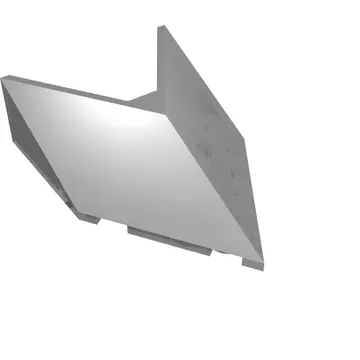 Windscreen 6 x 4 x 1 1/3 Pointed
