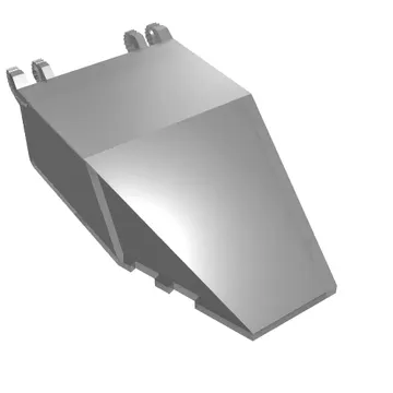 Windscreen 7 x 4 x 1 2/3 with Hinges