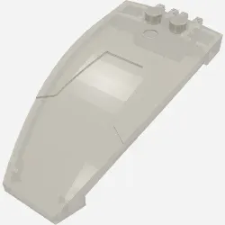 Windscreen 8 x 4 x 2 Curved Taper with Locking Dual 2 Fingers