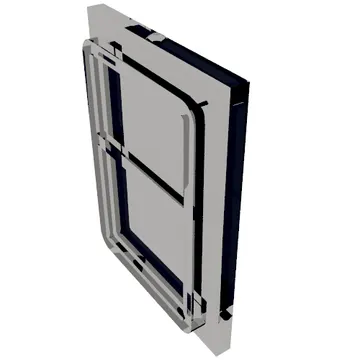 Glass for Train Door Lip On All Sides