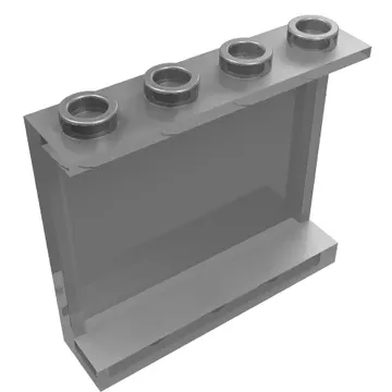 Panel 1 x 4 x 3 [Side Supports / Hollow Studs]