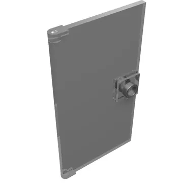 Door 1 x 4 x 6 Smooth with Square Handle Plinth