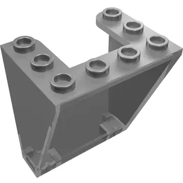 Windscreen 3 x 4 x 4 Inverted, Rounded Top Inside Edges, Cut-Out Bottom Inside Edges