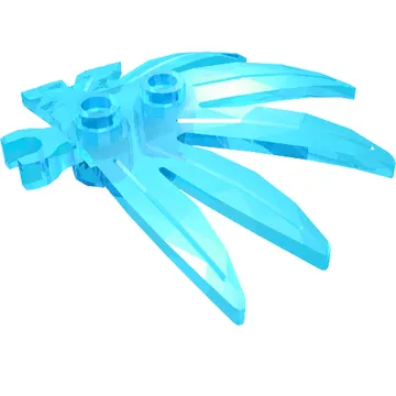Plant, Leaves 6 x 5 Swordleaf with Clip [Thick Open O Clip]