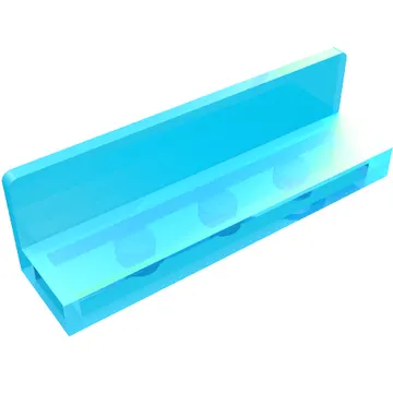 Panel 1 x 4 x 1 with Rounded Corners [Thin Wall]
