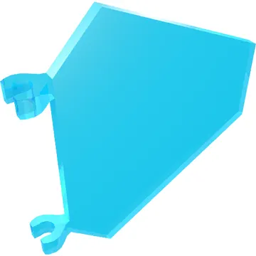 Flag 5 x 6 Hexagonal with U Clips