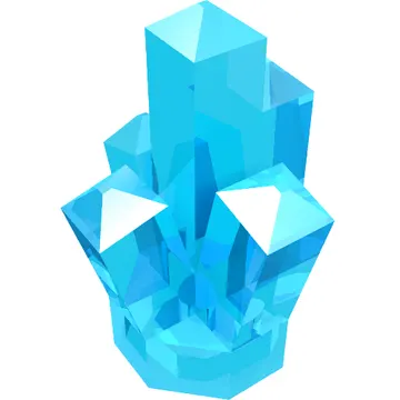 Rock 1 x 1 Crystal 5 Point