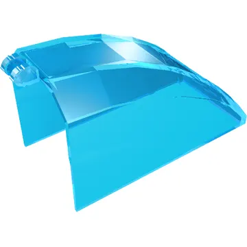 Windscreen 8 x 4 x 5 Curved with 2 Fingers