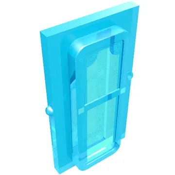 Glass for Train Window 1 x 2 x 3