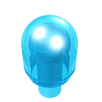 Light Cover 1 x 1 Round with Internal Bar / Bionicle Barraki Eye