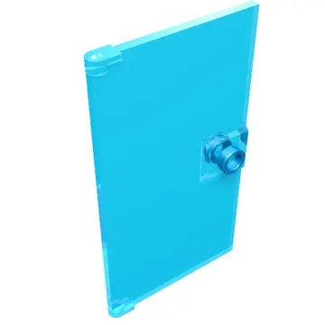 Door 1 x 4 x 6 Smooth with Chamfered Handle Plinth