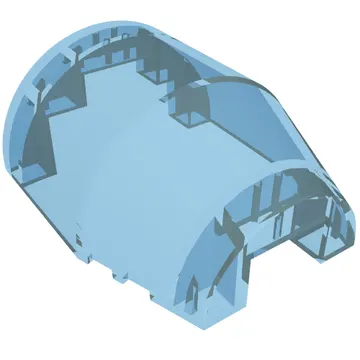 Aircraft Fuselage Curved Forward 6 x 7 x 2 2/3 Top