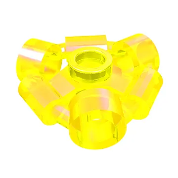 Plate Special 1 x 1 with Stud, 3 Bars and 3 Bar Holes