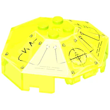 Windscreen 6 x 6 Octagonal Canopy with Axle Hole and Insectoids Print