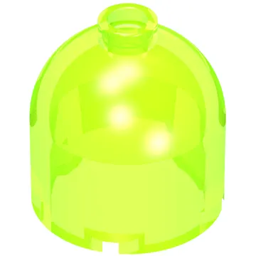 Brick Round 2 x 2 x 1 2/3 Dome Top, Blocked Open Stud